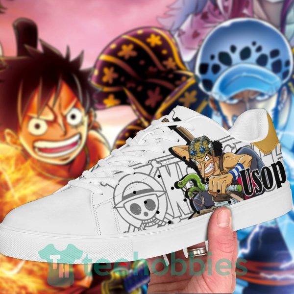usopp custom anime one piece fans skate shoes 2 AFFcR 600x600px Usopp Custom Anime One Piece Fans Skate Shoes