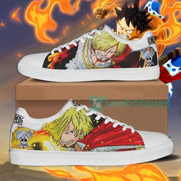 vinsmoke sanji one piece fans custom anime skate shoes 1 kuabA 600x600px Vinsmoke Sanji One Piece Fans Custom Anime Skate Shoes