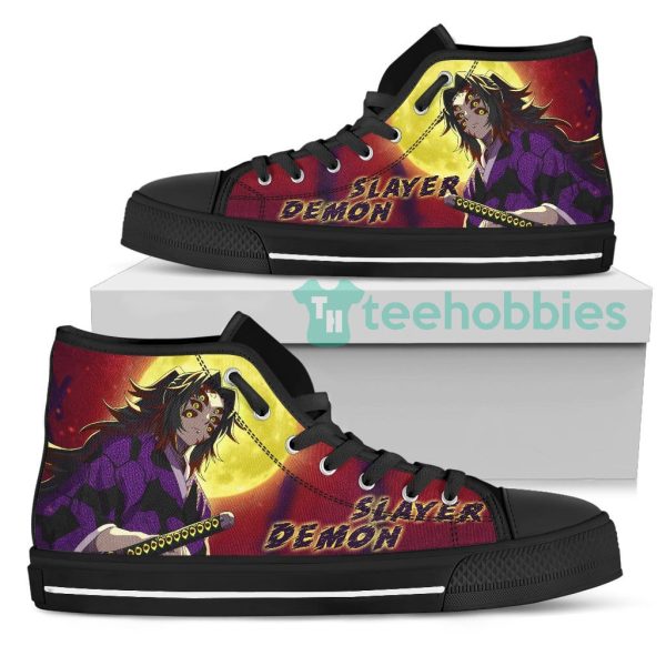 yoriichi custom demon slayer anime high top shoes 1 jEpcM 600x600px Yoriichi Custom Demon Slayer Anime High Top Shoes