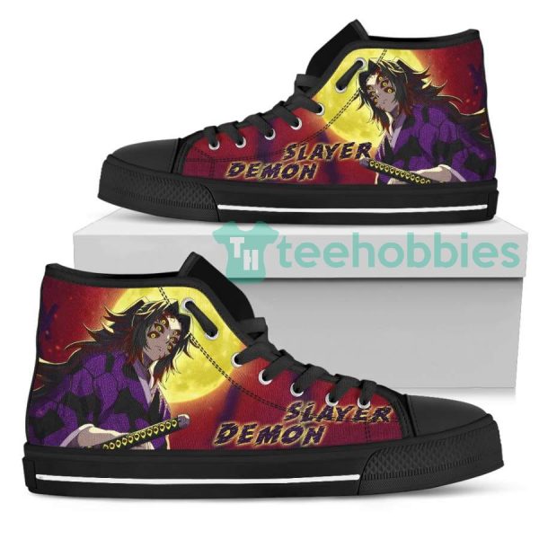 yoriichi custom demon slayer anime high top shoes 2 bpjAv 600x600px Yoriichi Custom Demon Slayer Anime High Top Shoes