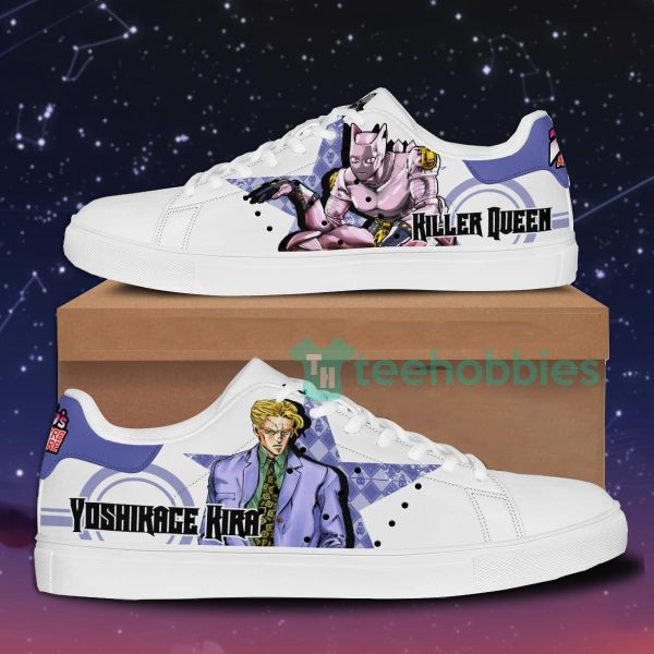 yoshikage kira custom anime jojos bizarre adventure skate shoes for men and women 2 xpW6C 600x600px Yoshikage Kira Custom Anime Jojo's Bizarre Adventure Skate Shoes For Men And Women