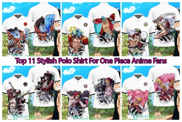 Top 11 Stylish Polo Shirt For One Piece Anime Fans