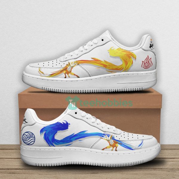 aang custom waterbending firebending avatar anime for fans air force shoes 1 dJDHn 600x600px Aang Custom Waterbending Firebending Avatar Anime For Fans Air Force Shoes