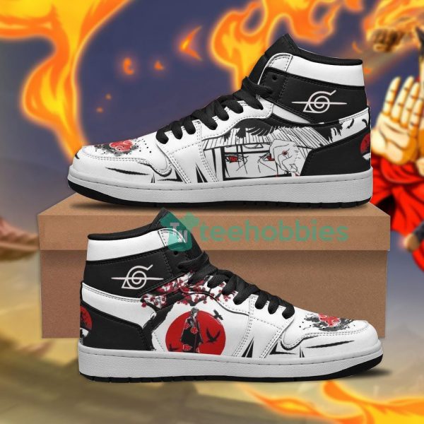 akatsuki itachi shoes custom anime ninja under the sun air jordan hightop shoes 1 5BBzL 600x600px Akatsuki Itachi Shoes Custom Anime Ninja Under The Sun Air Jordan Hightop Shoes