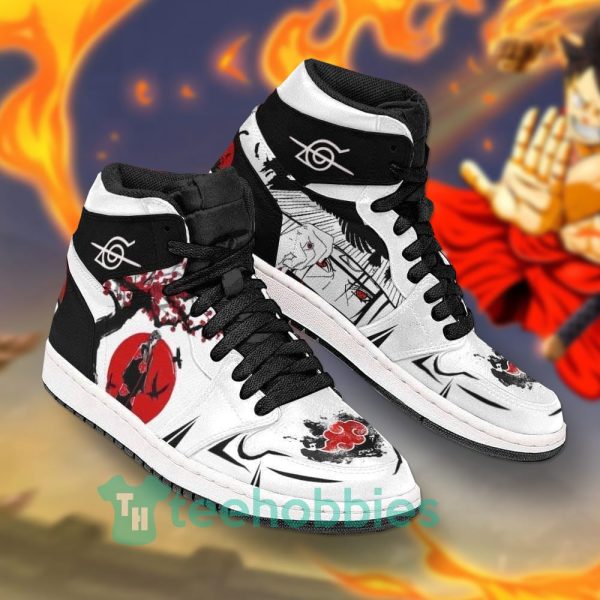 akatsuki itachi shoes custom anime ninja under the sun air jordan hightop shoes 2 Qz25Q 600x600px Akatsuki Itachi Shoes Custom Anime Ninja Under The Sun Air Jordan Hightop Shoes