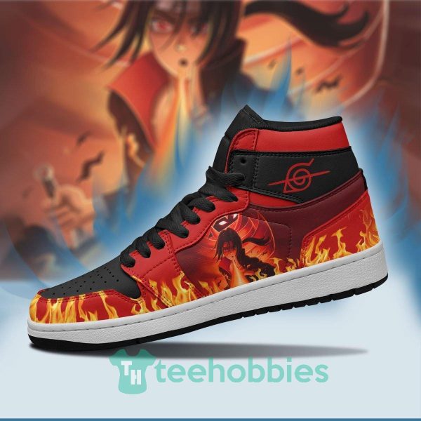 akatsuki itachi shoes custom katon goukakyu no jutsu air jordan hightop shoes 3 9S92G 600x600px Akatsuki Itachi Shoes Custom Katon Goukakyu No Jutsu Air Jordan Hightop Shoes