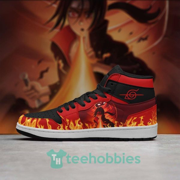 akatsuki itachi shoes custom katon goukakyu no jutsu air jordan hightop shoes 4 OCsnD 600x600px Akatsuki Itachi Shoes Custom Katon Goukakyu No Jutsu Air Jordan Hightop Shoes