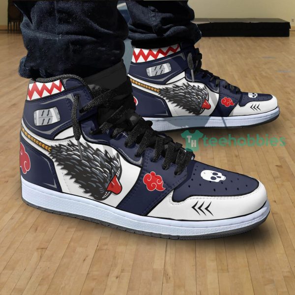 akatsuki kisame custom samehada cosplay air jordan hightop shoes 4 TGfJi 600x600px Akatsuki Kisame Custom Samehada Cosplay Air Jordan Hightop Shoes