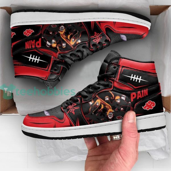 akatsuki pain fans custom sneakers naruto anime air jordan hightop shoes 4 WK5PI 600x600px Akatsuki Pain Fans Custom Sneakers Naruto Anime Air Jordan Hightop Shoes