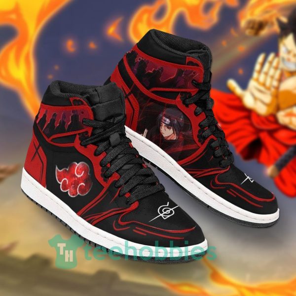 akatsuki shoes custom itachi uchiha anime air jordan hightop shoes 2 qebsN 600x600px Akatsuki Shoes Custom Itachi Uchiha Anime Air Jordan Hightop Shoes