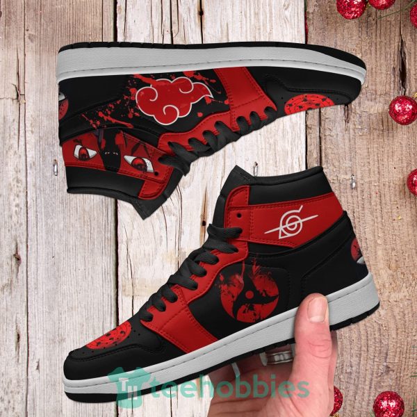 akatsuki shoes sharingan naruto anime air jordan hightop shoes 4 hK9JU 600x600px Akatsuki Shoes Sharingan Naruto Anime Air Jordan Hightop Shoes