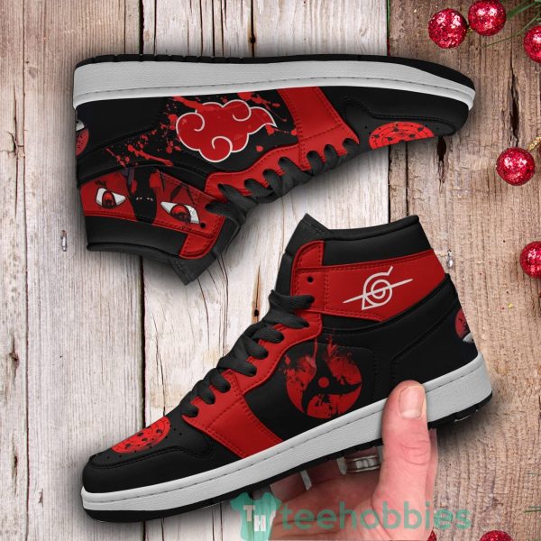 akatsuki shoes sharingan naruto anime air jordan hightop shoes 4 iyho0 600x600px Akatsuki Shoes Sharingan Naruto Anime Air Jordan Hightop Shoes
