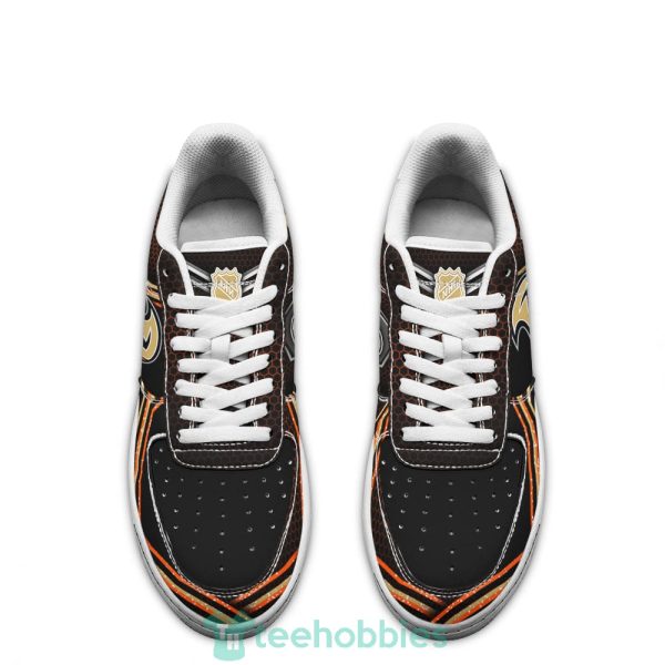 anaheim ducks logo and striped style air force shoes for fans 2 zScAm 600x600px Anaheim Ducks Logo And Striped Style Air Force Shoes For Fans