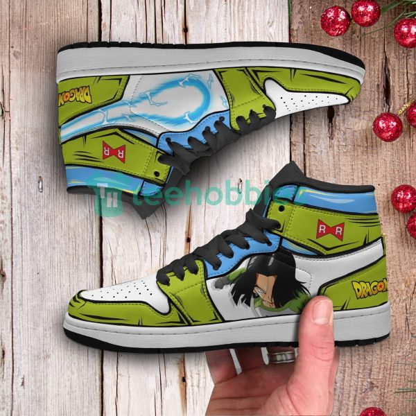 android 17 custom dragon ball super anime air jordan hightop shoes 4 4JyFY 600x600px Android 17 Custom Dragon Ball Super Anime Air Jordan Hightop Shoes