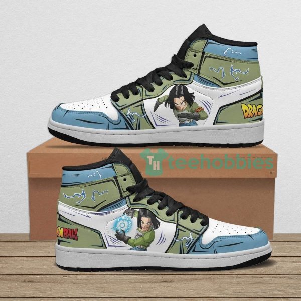 android 17 shoes super saiyan god custom anime air jordan hightop shoes 1 6TaxR 600x600px Android 17 Shoes Super Saiyan God Custom Anime Air Jordan Hightop Shoes