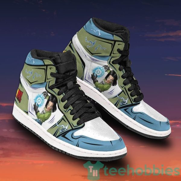 android 17 shoes super saiyan god custom anime air jordan hightop shoes 4 5ABym 600x600px Android 17 Shoes Super Saiyan God Custom Anime Air Jordan Hightop Shoes