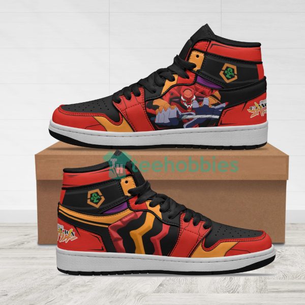 anime custom neon genesis evangelion red air jordan hightop shoes 1 J0BOW 600x600px Anime Custom Neon Genesis Evangelion Red Air Jordan Hightop Shoes