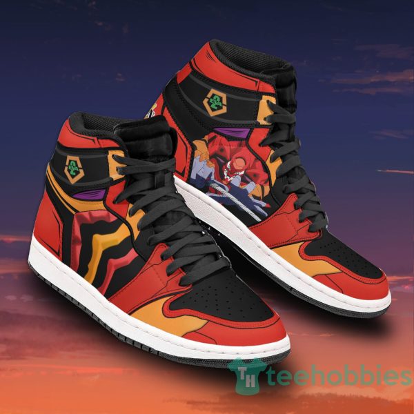 anime custom neon genesis evangelion red air jordan hightop shoes 2 FKKgJ 600x600px Anime Custom Neon Genesis Evangelion Red Air Jordan Hightop Shoes