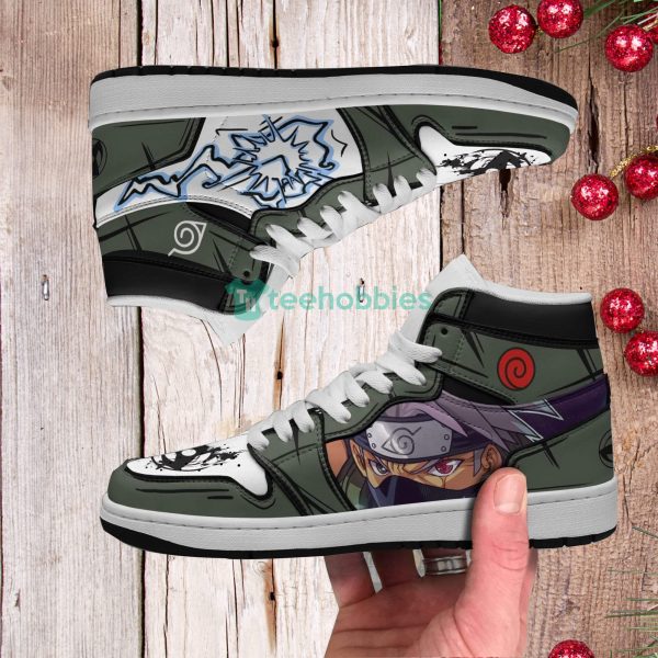 anime naruto kakashi air jordan hightop shoes 4 wCL6M 600x600px Anime Naruto Kakashi Air Jordan Hightop Shoes