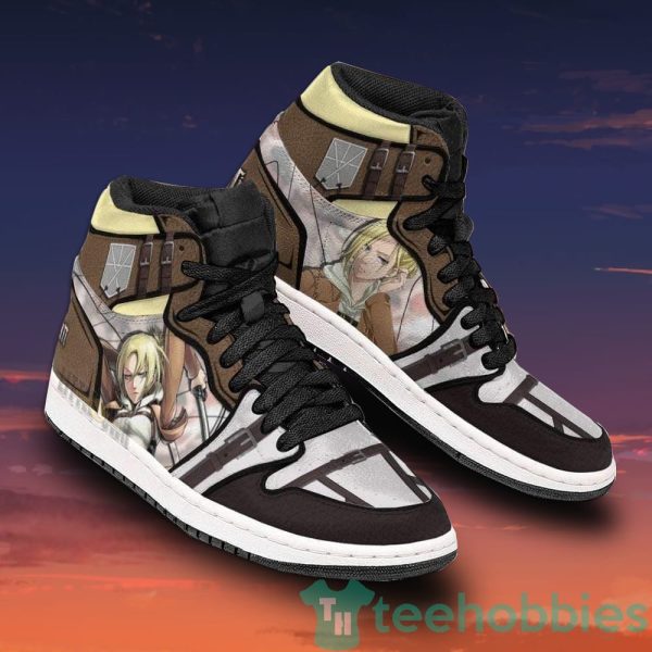 annie leonhart custom attack on titan anime air jordan hightop shoes 3 1RJDk 600x600px Annie Leonhart Custom Attack On Titan Anime Air Jordan Hightop Shoes