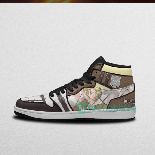 annie leonhart custom attack on titan anime air jordan hightop shoes 4 FSUat 600x600px Annie Leonhart Custom Attack On Titan Anime Air Jordan Hightop Shoes
