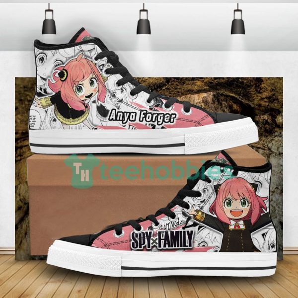 anya forger spy x family custom anime lover high top shoes 2 2DGEk 600x600px Anya Forger Spy x Family Custom Anime Lover High Top Shoes