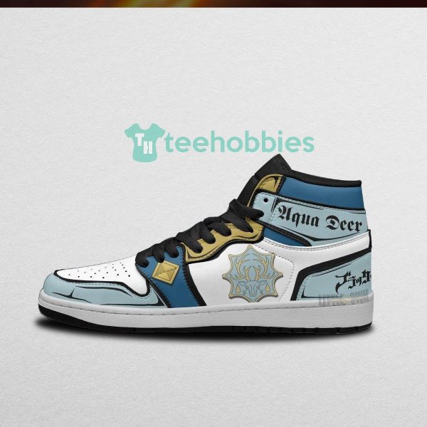 aqua deer custom black clover anime air jordan hightop shoes 3 obFda 600x600px Aqua Deer Custom Black Clover Anime Air Jordan Hightop Shoes