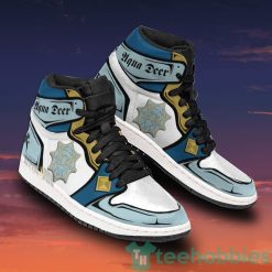 aqua deer custom black clover anime air jordan hightop shoes 4 nQP3T 247x247px Aqua Deer Custom Black Clover Anime Air Jordan Hightop Shoes