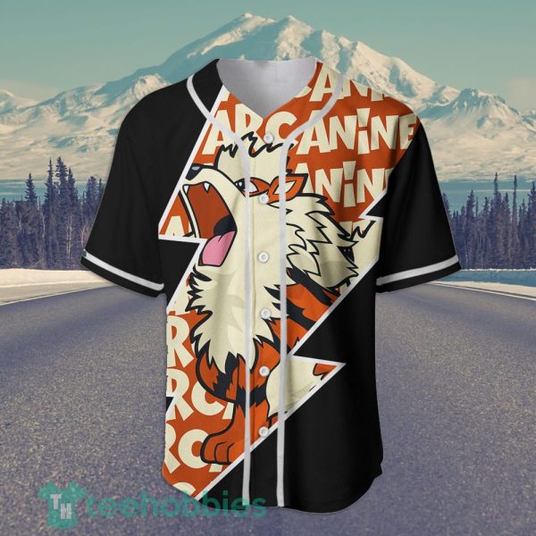 arcanine custom pokemon anime jersey baseball shirt for fans 2 ltyhH 600x600px Arcanine Custom Pokemon Anime Jersey Baseball Shirt For Fans