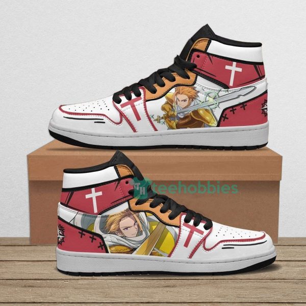arthur pendragon custom the seven deadly sins anime air jordan hightop shoes 1 Un6Zo 600x600px Arthur Pendragon Custom The Seven Deadly Sins Anime Air Jordan Hightop Shoes
