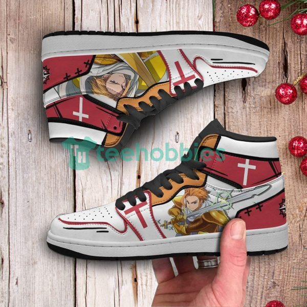 arthur pendragon custom the seven deadly sins anime air jordan hightop shoes 2 CE964 600x600px Arthur Pendragon Custom The Seven Deadly Sins Anime Air Jordan Hightop Shoes
