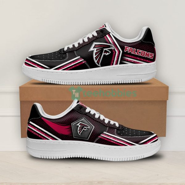 atlanta falcons logo and striped style air force shoes for fans 1 OyI3L 600x600px Atlanta Falcons Logo And Striped Style Air Force Shoes For Fans