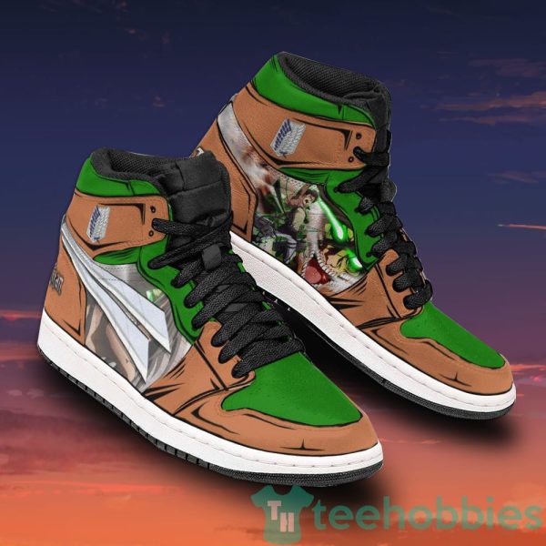 attack on titan eren yeager anime custom air jordan hightop shoes 2 2NA3U 600x600px Attack On Titan Eren Yeager Anime Custom Air Jordan Hightop Shoes