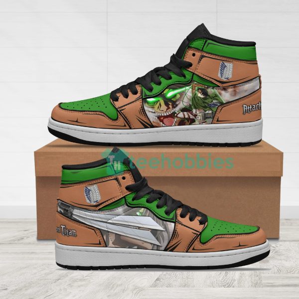 attack on titan levi ackerman anime custom air jordan hightop shoes 1 Om09r 600x600px Attack On Titan Levi Ackerman Anime Custom Air Jordan Hightop Shoes
