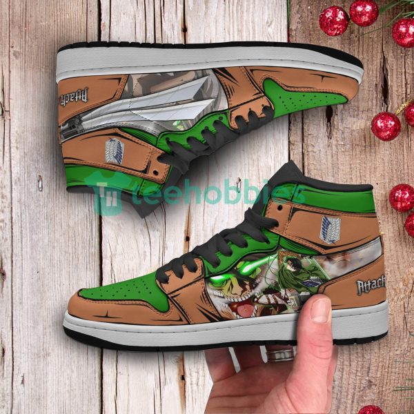 attack on titan levi ackerman anime custom air jordan hightop shoes 3 XB1Ns 600x600px Attack On Titan Levi Ackerman Anime Custom Air Jordan Hightop Shoes