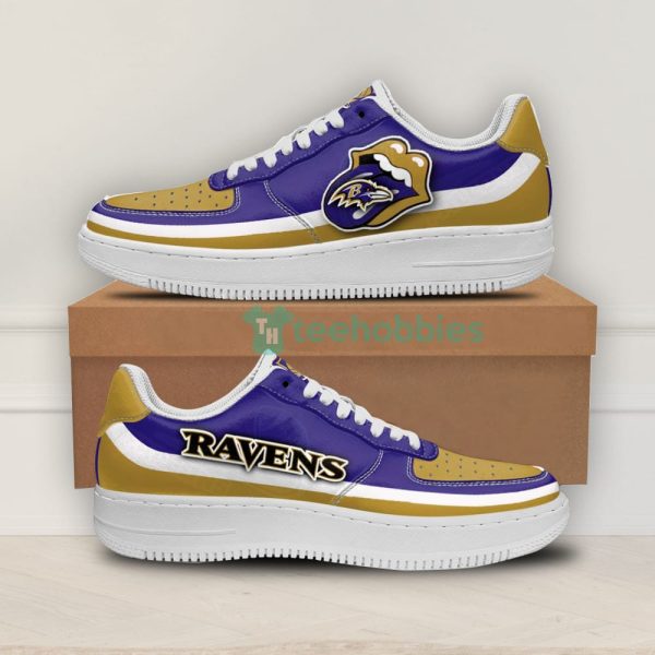 baltimore ravens custom lips air force shoes for fans 1 ANt8I 600x600px Baltimore Ravens Custom Lips Air Force Shoes For Fans