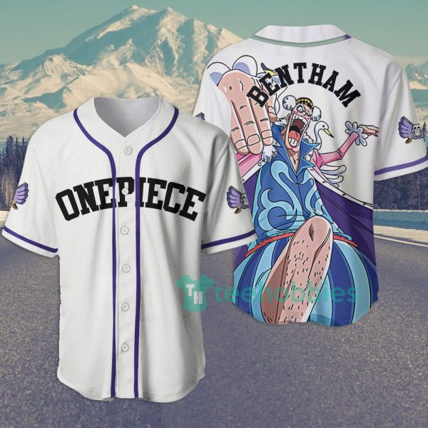bentham one piece custom anime jersey baseball shirt for fans 1 9hXxu 600x600px Bentham One Piece Custom Anime Jersey Baseball Shirt For Fans