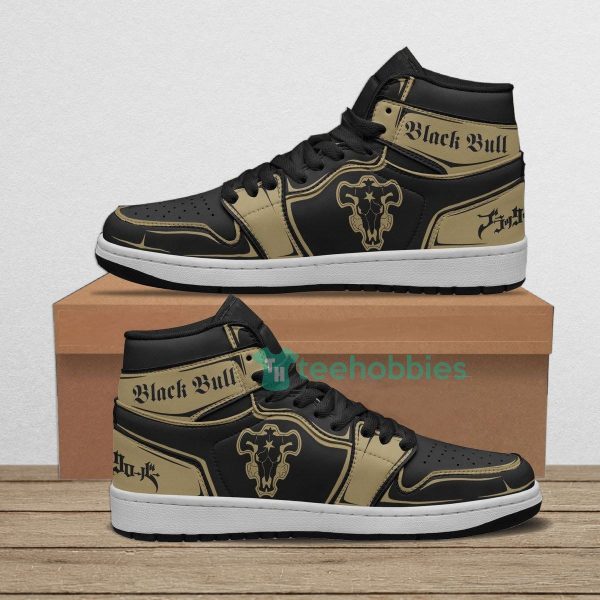 black bull custom black clover anime air jordan hightop shoes 1 g6LcQ 600x600px Black Bull Custom Black Clover Anime Air Jordan Hightop Shoes