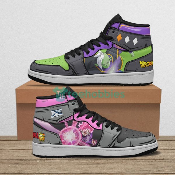 black goku x zamasu custom dragon ball anime air jordan hightop shoes 1 AUeTD 600x600px Black Goku x Zamasu Custom Dragon Ball Anime Air Jordan Hightop Shoes
