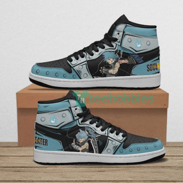 black star shoes soul eater custom anime air jordan hightop shoes 1 Hyrul 600x600px Black Star Shoes Soul Eater Custom Anime Air Jordan Hightop Shoes