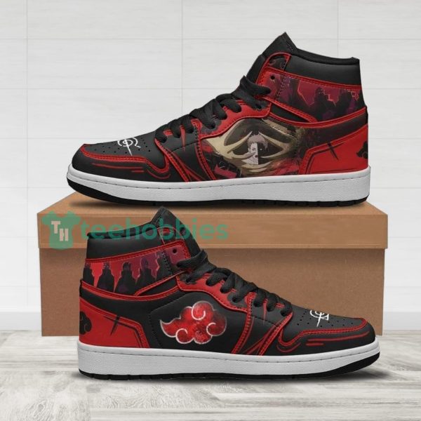 black zetsu akatsuki custom naruto anime air jordan hightop shoes 1 VfpjE 600x600px Black Zetsu Akatsuki Custom Naruto Anime Air Jordan Hightop Shoes