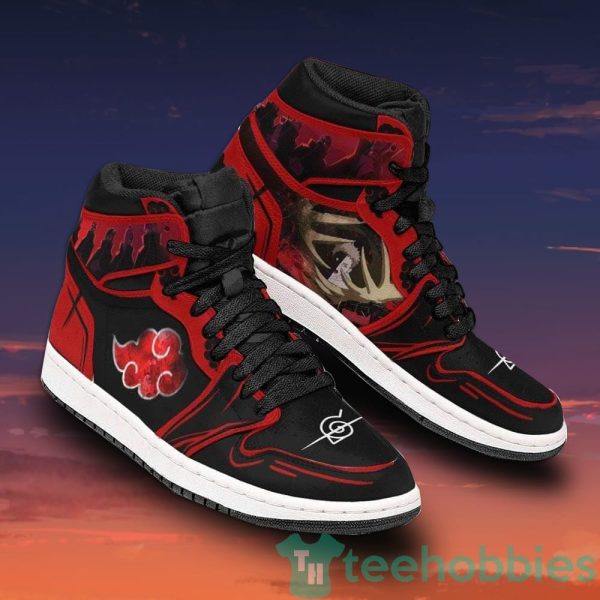 black zetsu akatsuki custom naruto anime air jordan hightop shoes 2 CWV1m 600x600px Black Zetsu Akatsuki Custom Naruto Anime Air Jordan Hightop Shoes