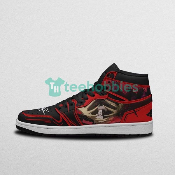 black zetsu akatsuki custom naruto anime air jordan hightop shoes 3 ElkIJ 600x600px Black Zetsu Akatsuki Custom Naruto Anime Air Jordan Hightop Shoes