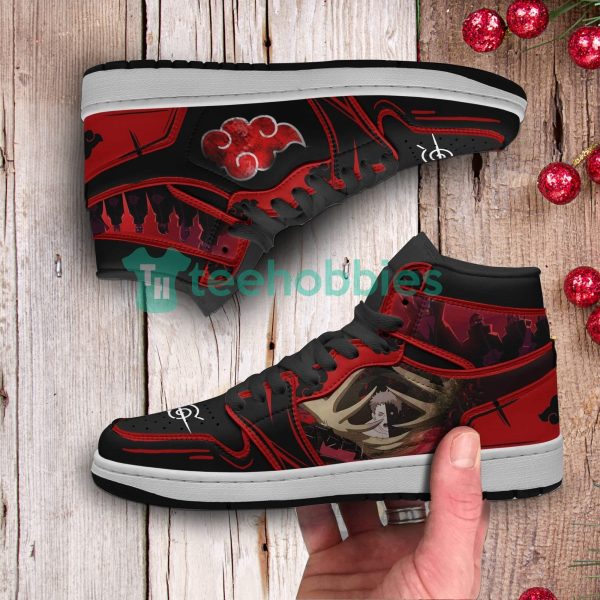black zetsu akatsuki custom naruto anime air jordan hightop shoes 4 6FKOo 600x600px Black Zetsu Akatsuki Custom Naruto Anime Air Jordan Hightop Shoes