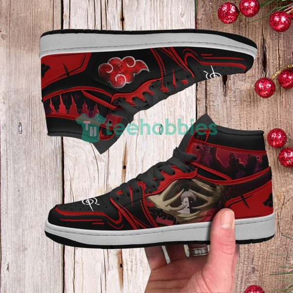 black zetsu akatsuki custom naruto anime air jordan hightop shoes 4 IIXp4 600x600px Black Zetsu Akatsuki Custom Naruto Anime Air Jordan Hightop Shoes