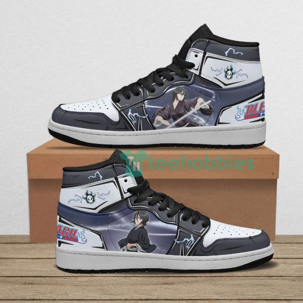 bleach shoes rukia kuchiki custom anime air jordan hightop shoes 1 QO8bI 600x600px Bleach Shoes Rukia Kuchiki Custom Anime Air Jordan Hightop Shoes
