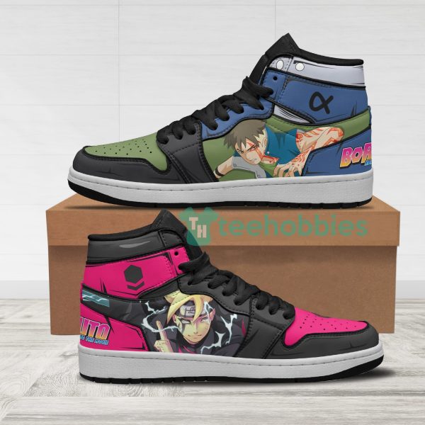 boruto x kawaki anime fans air jordan hightop shoes 1 k7yN7 600x600px Boruto x Kawaki Anime Fans Air Jordan Hightop Shoes