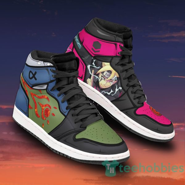 boruto x kawaki anime fans air jordan hightop shoes 2 v0hRe 600x600px Boruto x Kawaki Anime Fans Air Jordan Hightop Shoes