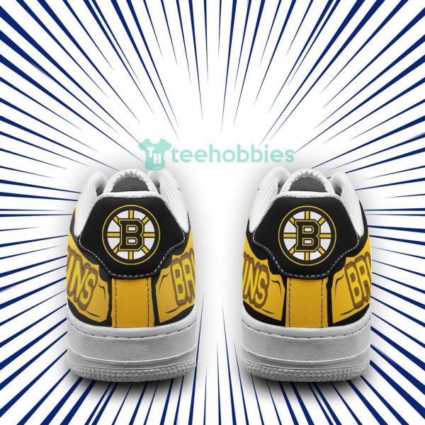 boston bruins team simple style air force shoes for fans 3 raDrl 600x600px Boston Bruins Team Simple Style Air Force Shoes For Fans