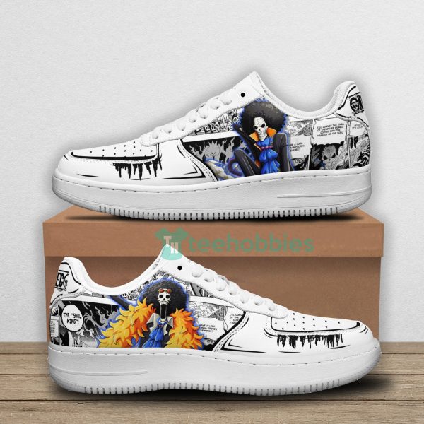 brook custom one piece anime for fans air force shoes 1 GnFAF 600x600px Brook Custom One Piece Anime For Fans Air Force Shoes